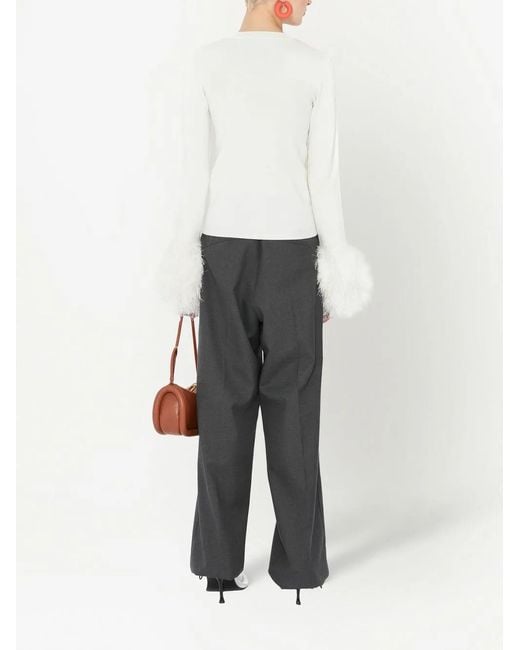 J.W. Anderson Gray Tailored Straight-Leg Trousers