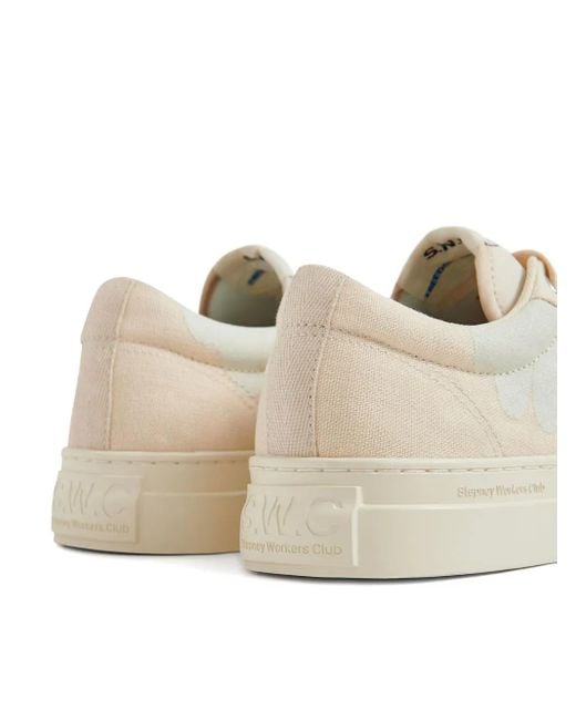 Stepney Workers Club Dellow Cup Shroomhands Low-Top Sneakers Met Bloemenprint in het White voor heren
