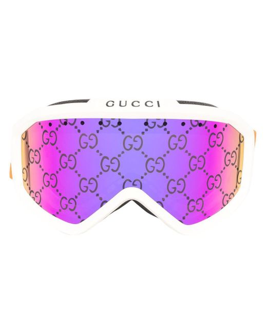 Gafas de esquí con monograma de Gucci de color Morado | Lyst