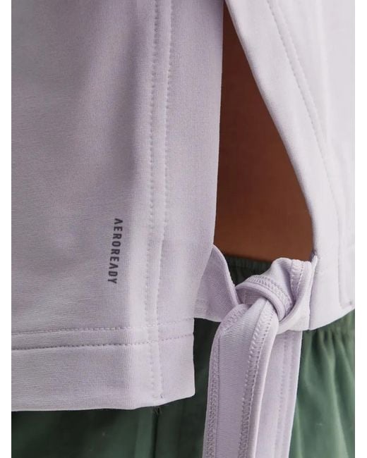 Adidas White Yoga Sweatshirt