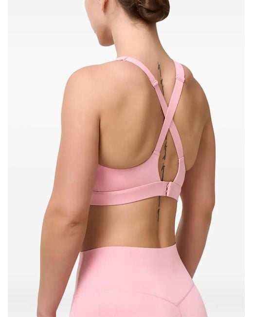 SQUATWOLF Pink Sport-Bh Mit Gekreuzten Trägern