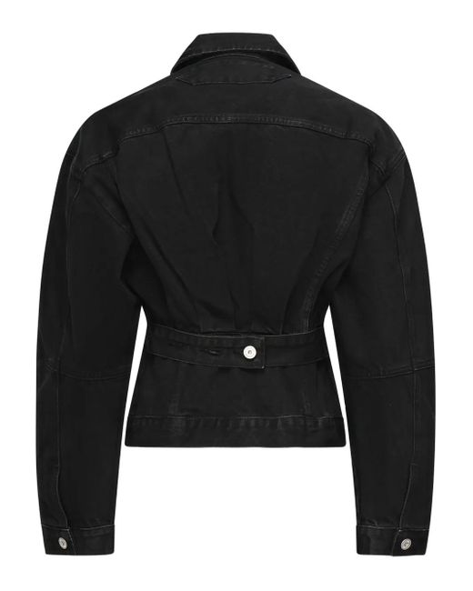 Jacquemus Black Button-Fastening Denim Jacket
