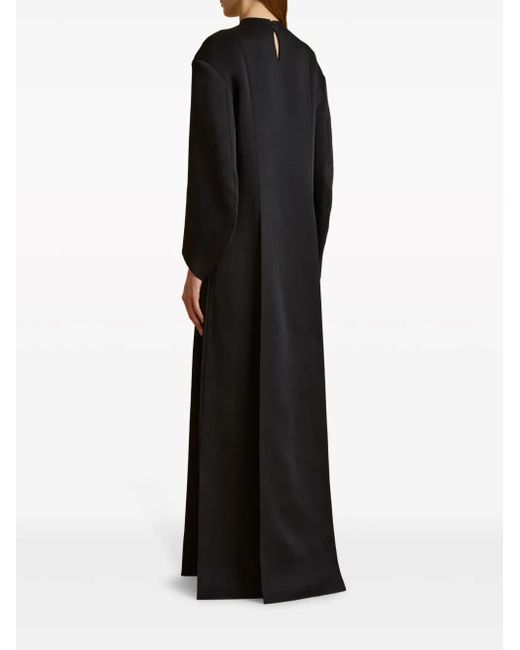 Khaite Black The Clete Maxikleid