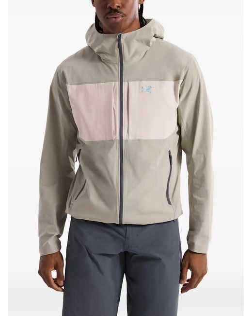Arc'teryx Gray Gamma Zip-Up Hoodie for men