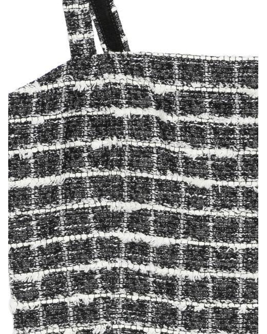 Iceberg Gray Checked Top