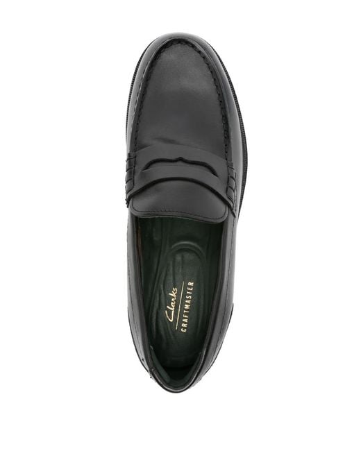 Clarks Black Craft James Loafers for men