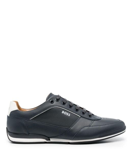 BOSS Ortholite Low top Sneakers in Blue for Men Lyst UK