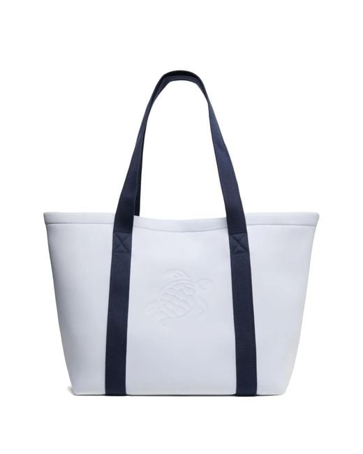 Vilebrequin Blue Printed Beach Bag