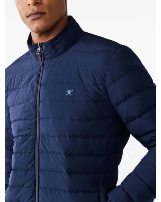 Hackett Blue Veste À Design Matelassé for men