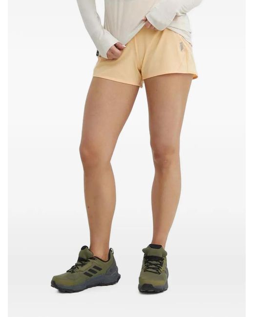 Helly Hansen Natural Logo-Print High-Waisted Short Shorts