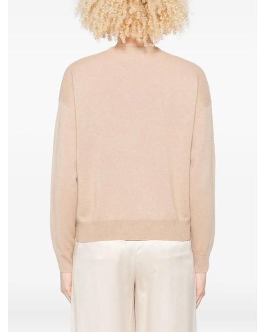 Peserico Natural Diamond-Pattern Sweater