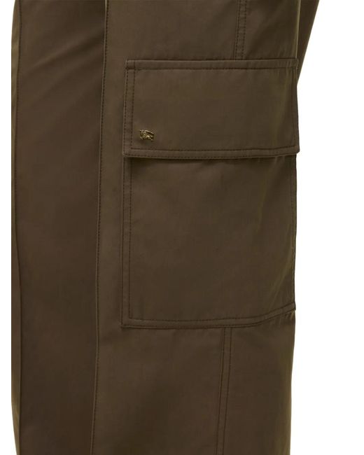 Burberry Natural Pantalon À Poches Cargo