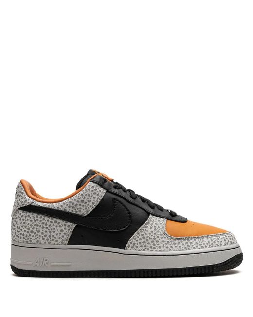 Nike Black Air Force 1 Low Supreme "Safari" Sneakers