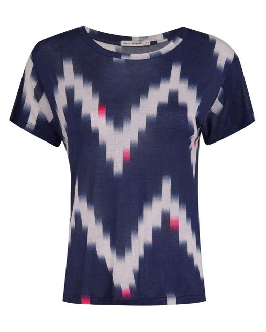 Lenny Niemeyer シェブロン Tシャツ Blue