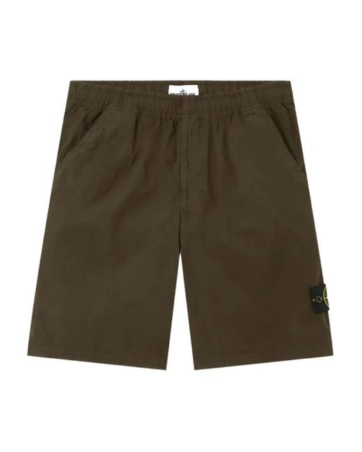 メンズ Stone Island ショートパンツ Green