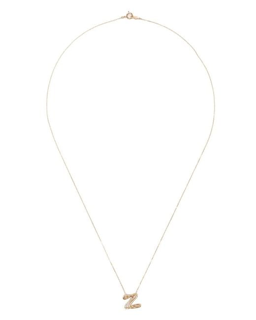 Charlotte Chesnais White 18K Z Diamond Necklace