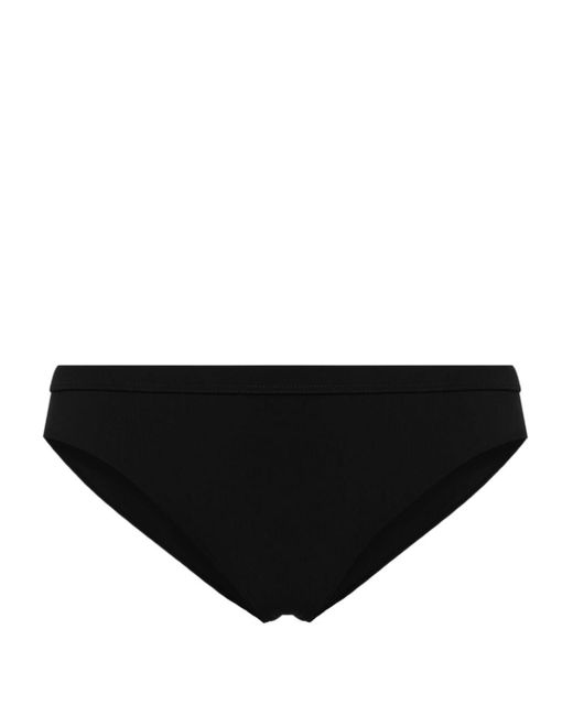 Jil Sander Black Bikinihöschen mit elastischem Bund