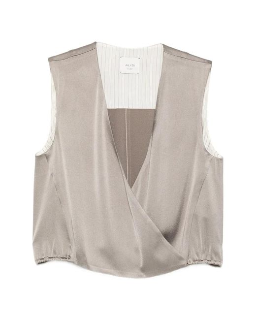Alysi Multicolor Satin Top