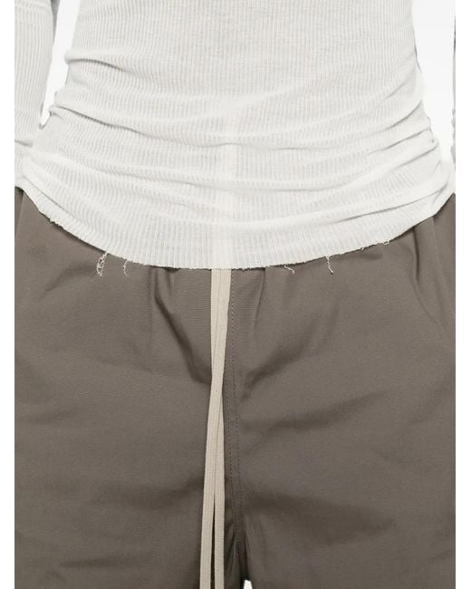 Rick Owens Gray Boxers Drawstring Shorts for men