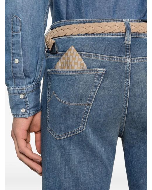 Jacob Cohen Blue Scott Jeans for men