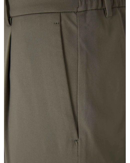 Berwich Gray Drawstring-Fastening Cargo Pants for men