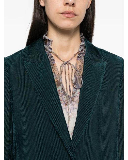Forte_forte Green Corduroy Blazer