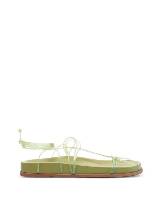 Farm Rio Green Spaghetti Jelly Sandals