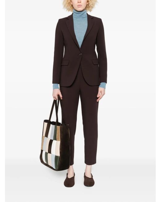 Ottod'Ame Black Single-Breasted Notched-Lapel Jacket