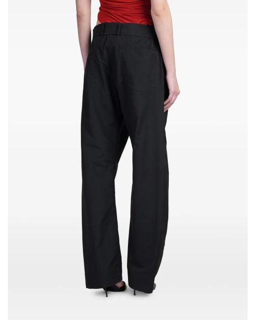 Magda Butrym Black Belted Trousers
