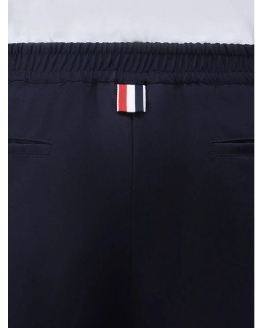 Thom Browne Blue 4-bar Stripe Tailored Trousers for men