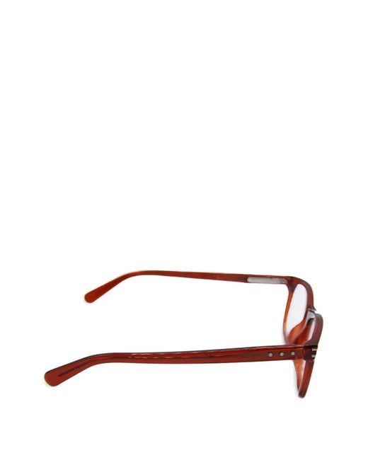 Marc Jacobs Orange Square-Frame Glasses