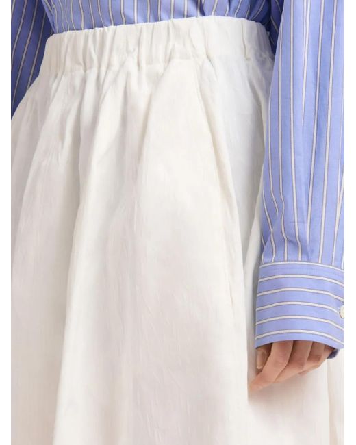 Marni Aライン スカート White