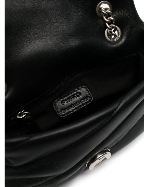 Pinko Black Baby Shoulder Bag Love Bag Puff Maxi Quilt
