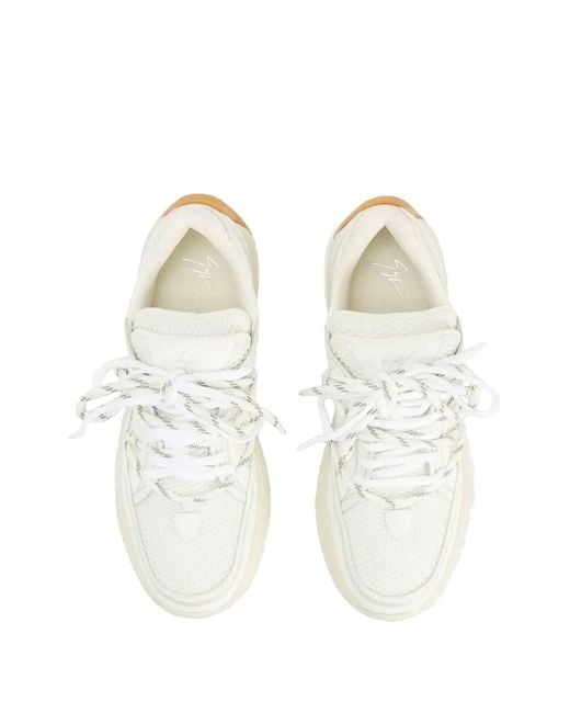 Giuseppe Zanotti White Gz-Trail Sneakers for men