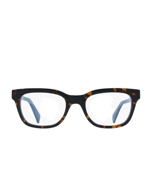 Paul Smith Brown Brille Mit Eckigem Gestell