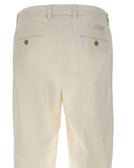 Briglia 1949 Natural Portofinod Tapered Trousers for men