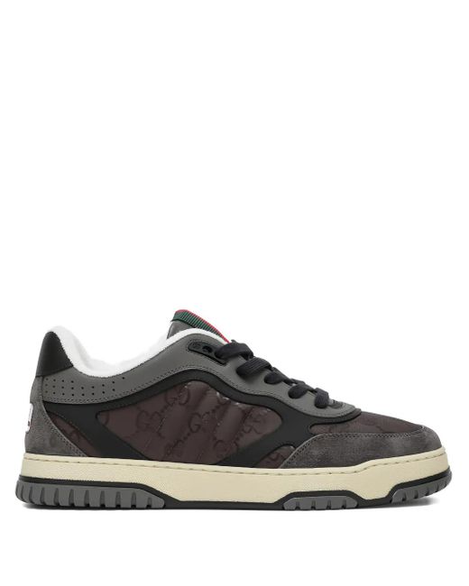 Gucci Black Re-Web Sneakers for men