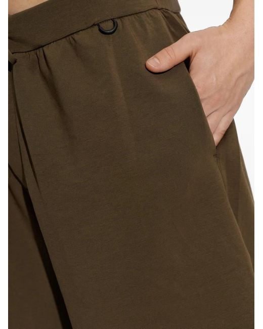 Nike Green Drawstring-Waist Track Shorts for men