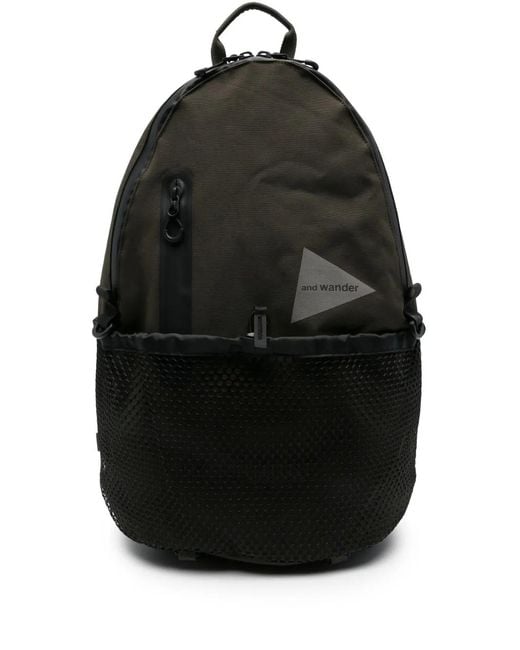 And Wander Black Waterproof 20L Backpack for men