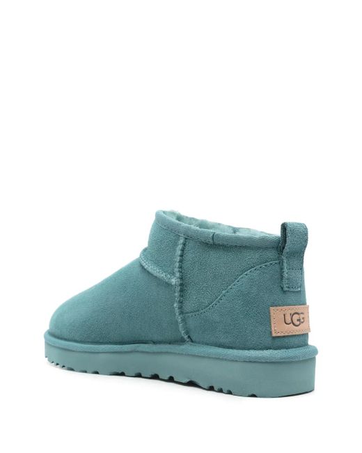 Ugg Blue Classic Ultra Mini Suede Boots
