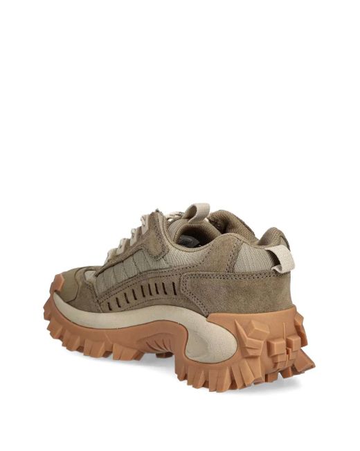 Caterpillar Brown Chunky Lace-Up Sneakers for men