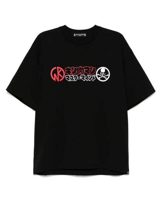Mastermind Japan Black X Kinniku Buffalo T-Shirt for men