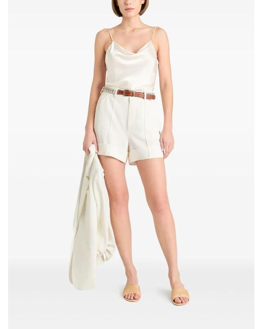 Cinq À Sept White Ester Shorts