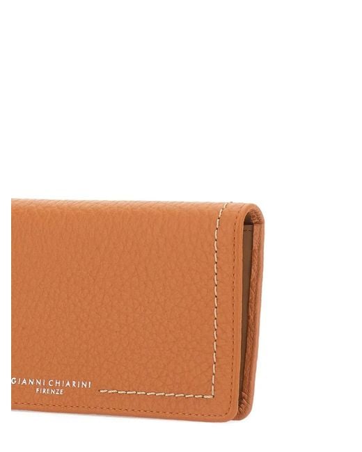 Gianni Chiarini Brown Bubble Leather Wallet