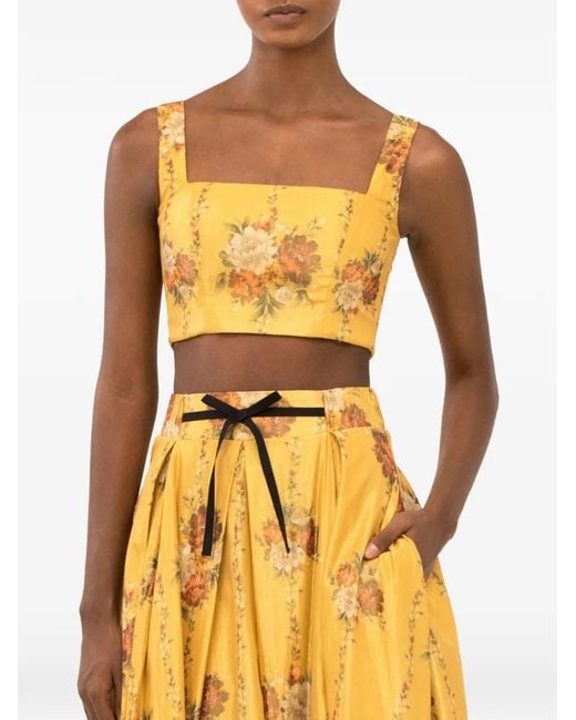 Agua Bendita Yellow Amanda Paramo Top