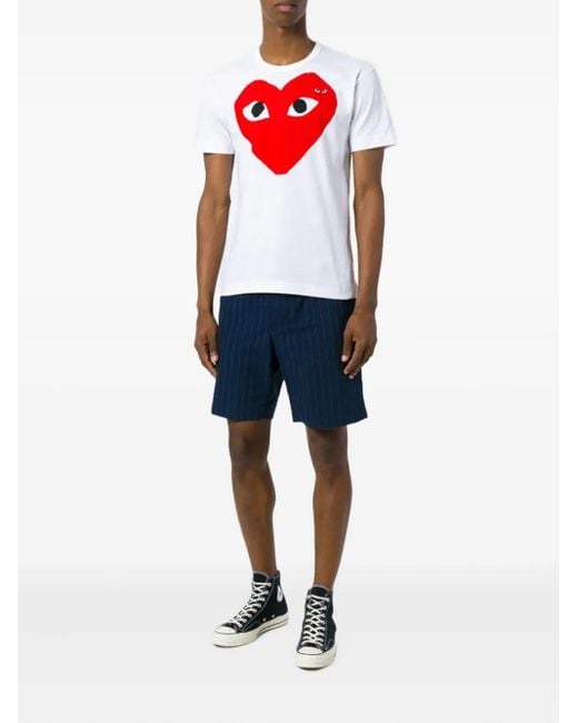 Comme des Garçons Red Cotton T-Shirt