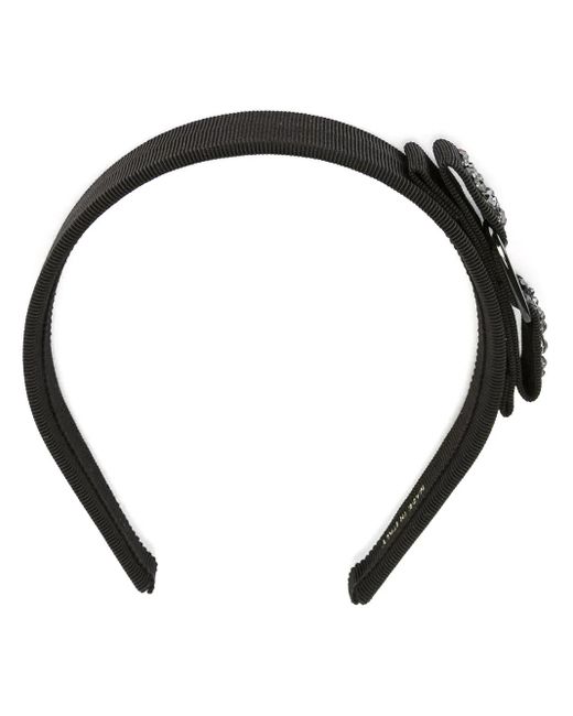Ferragamo Black Vara Headband