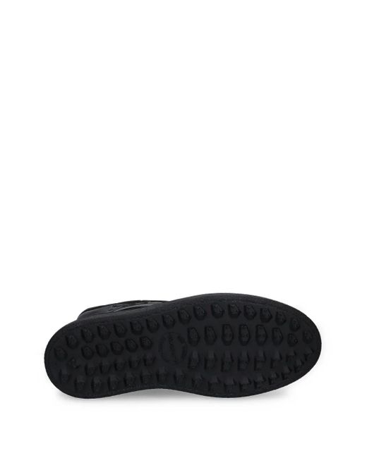 Gant Black Logo-Patch Boots