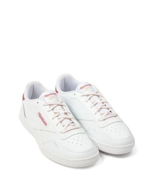 Reebok White Court Advance /Sedona Rose" Sneakers