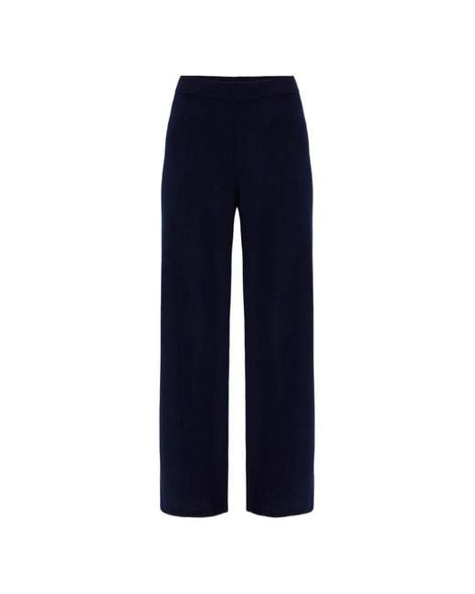 Gestuz Geribbelde Broek in het Blue